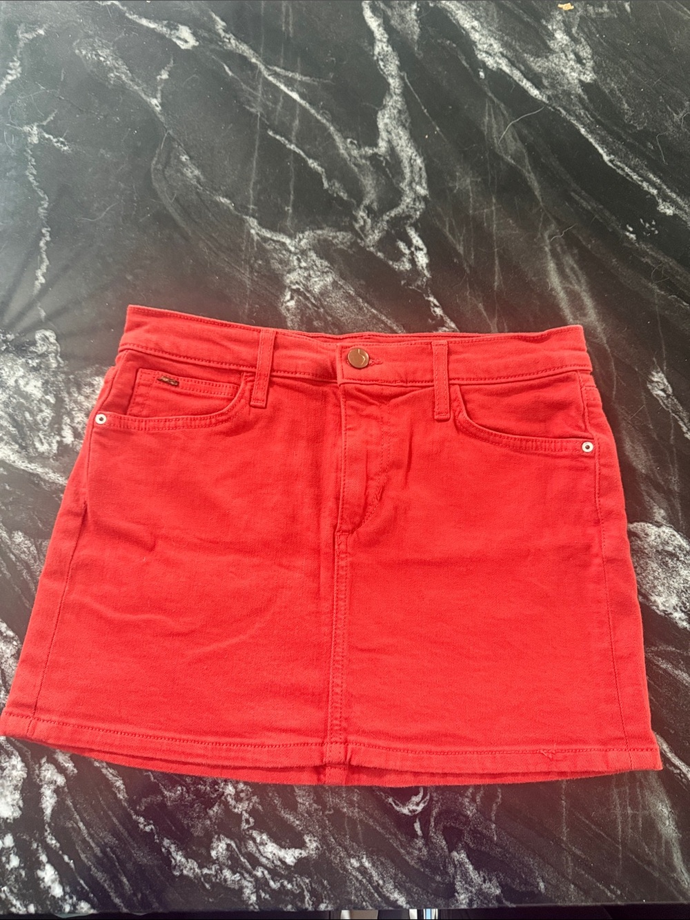 Joe's Jeans Bright Denim Mini Skirt